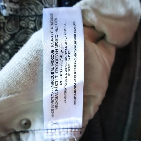 Ariat R.E.A.L. Mid Rise Stretch Whipstitch Boot Cut Jean Ocean (Medium Wash) 31 - Picture 10 of 12